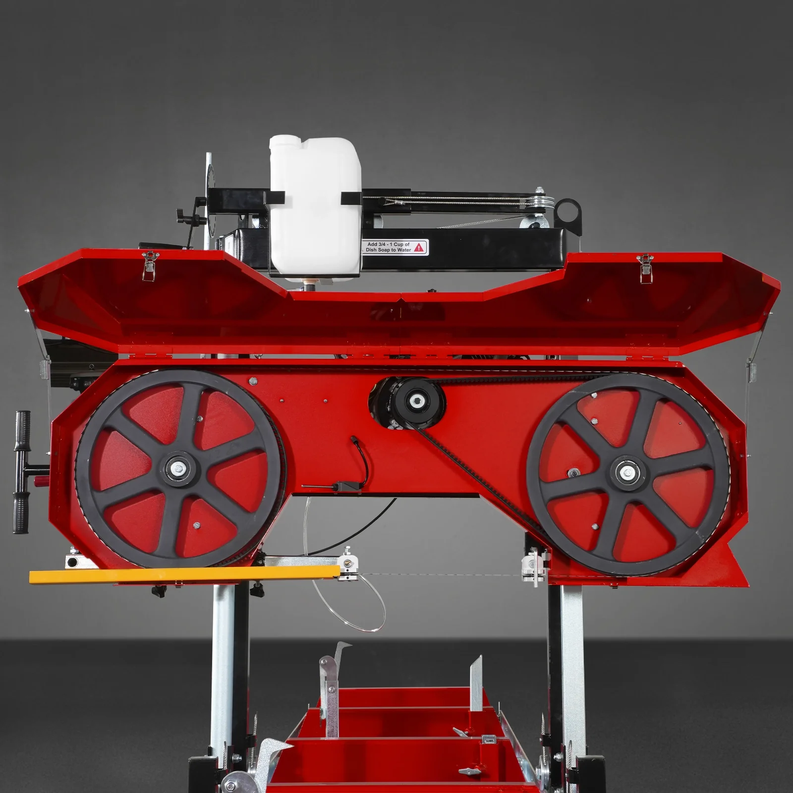 26" Portable Sawmill (5x Blades Included), 459cc 15HP E-Start Gasoline Engine, 20" Board Width, 20' Track Length (13' Track Length + 6.4' Track Extension Included) , SM-26 - Image 9