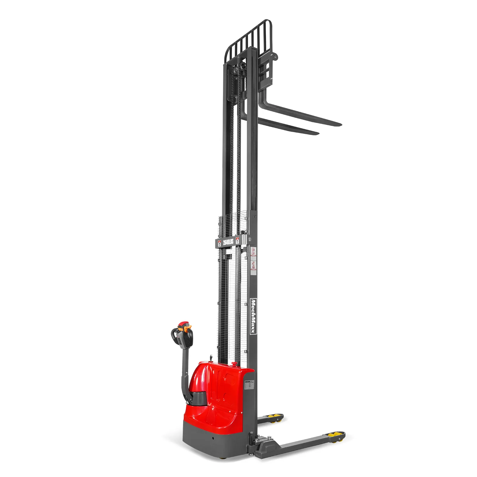 2640lbs Electric Straddle Stacker, 138" Lift,  Adjustable Legs & Forks,  F26-138SLA - Image 33