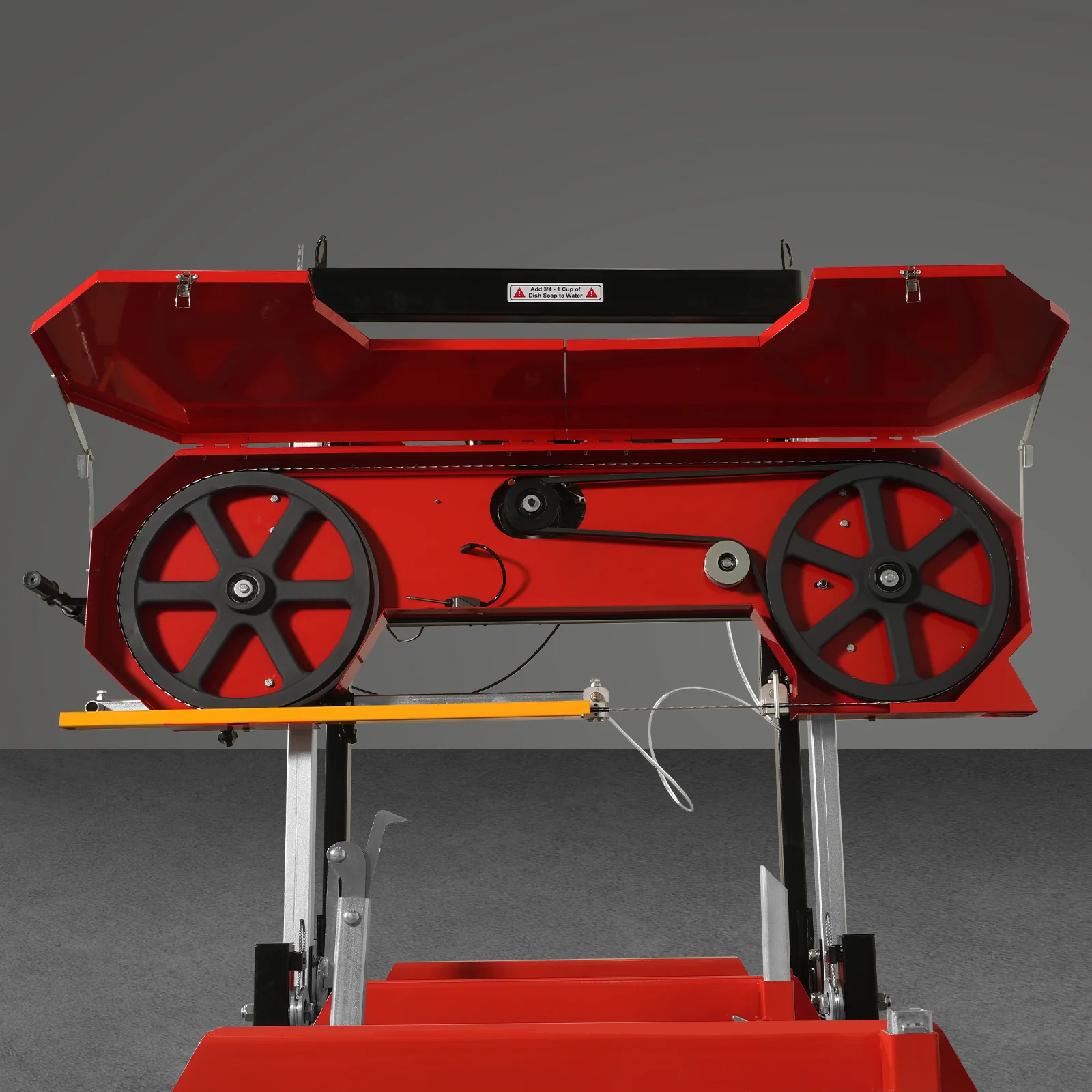 32" Portable Sawmill (5 x Blades Included),  459cc 15HP E-Start Gasoline Engine,  26.5" Board Width,  20' Track Length (13' Track Length + 6.4' Track Extension Included) ,  SM-32 - Image 10