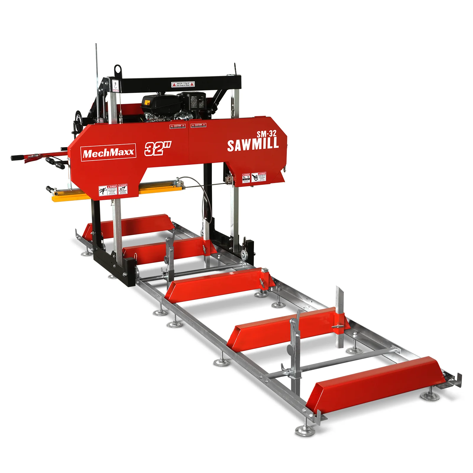 32" Portable Sawmill,  KOHLER CH440 429cc E-Start Gasoline Engine,  26.5" Board Width,  13' Track Length ,  SM-32 - Image 24