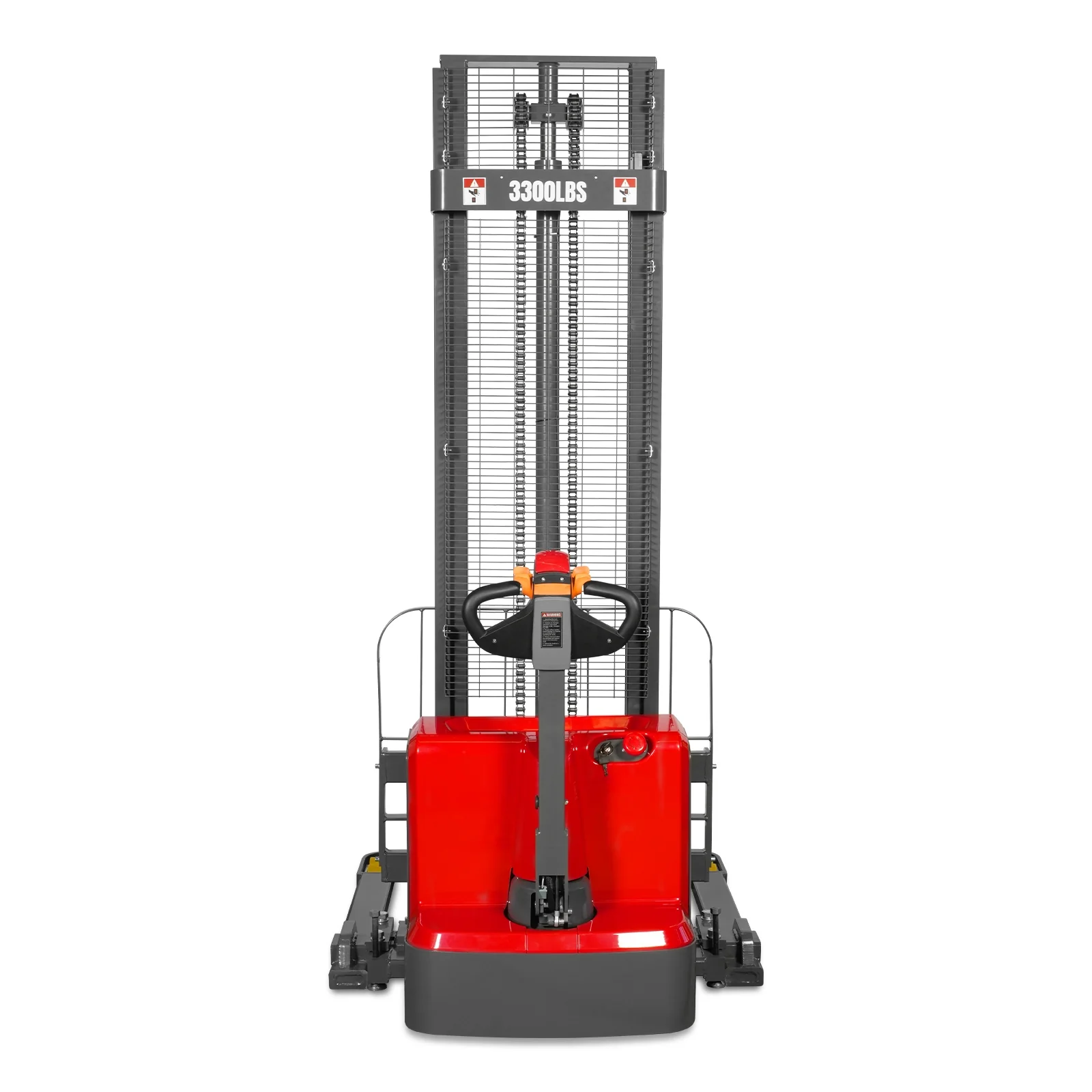 3300lbs Electric Straddle Stacker,  138" Lift,  Adjustable Legs & Forks,  F33-138SLA - Image 24
