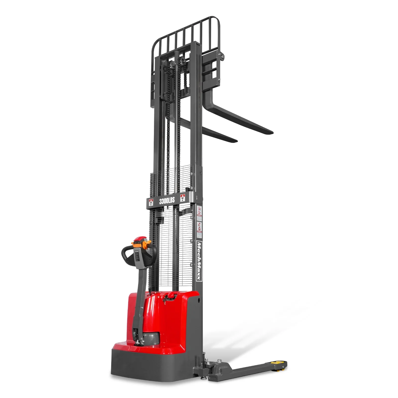 3300lbs Electric Straddle Stacker,  98" Lift,  Adjustable Legs & Forks,  F33-98SLA - Image 32