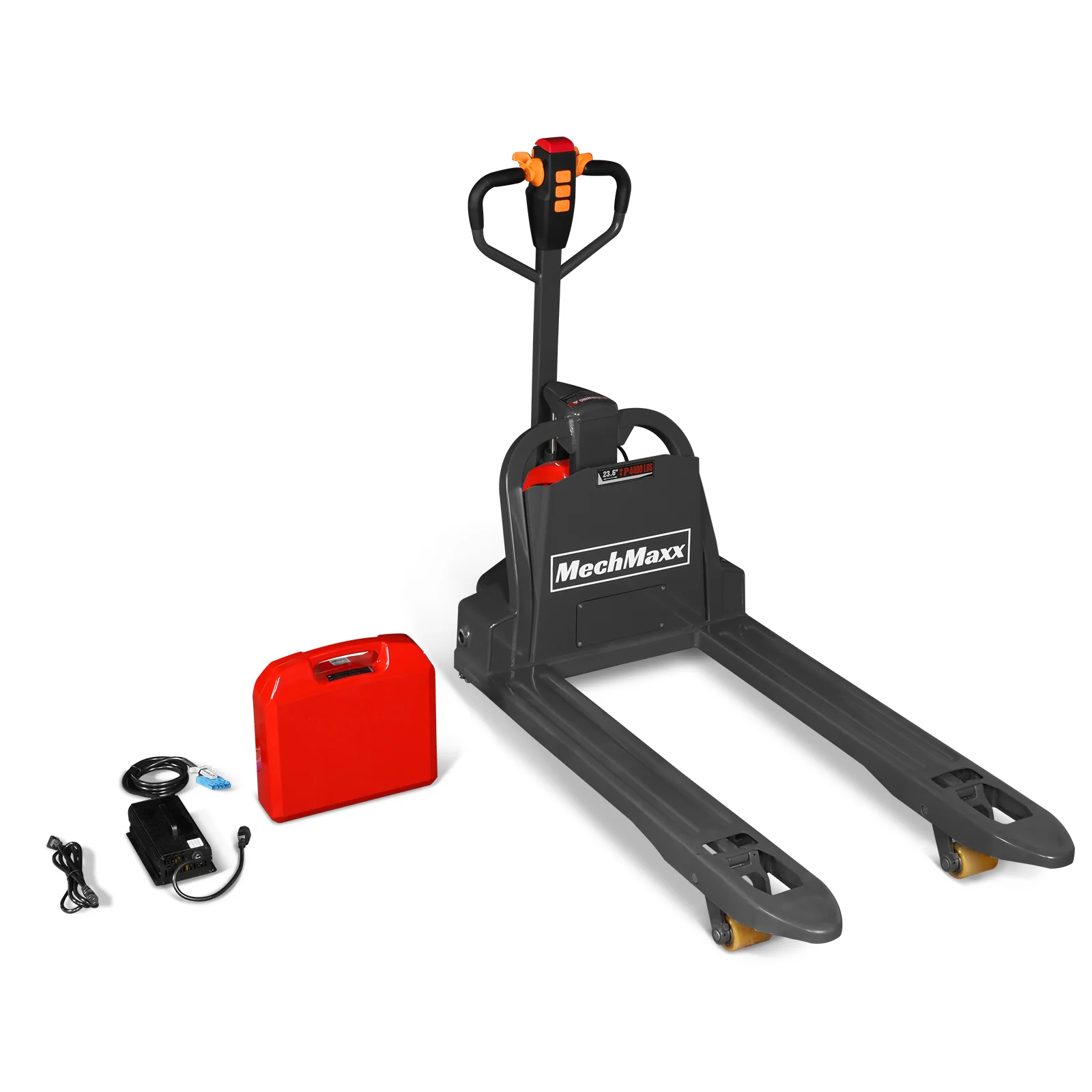 4400lbs Lithium-ion Electric Pallet Jack,  45"x27" Fork,  48V 30Ah Removable Battery,  Walkie Type Truck,  LPT44 - Image 12
