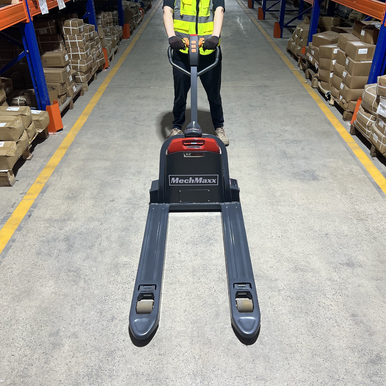 4400lbs Lithium-ion Electric Pallet Jack,  45"x27" Fork,  48V 30Ah Removable Battery,  Walkie Type Truck,  LPT44 - Image 3