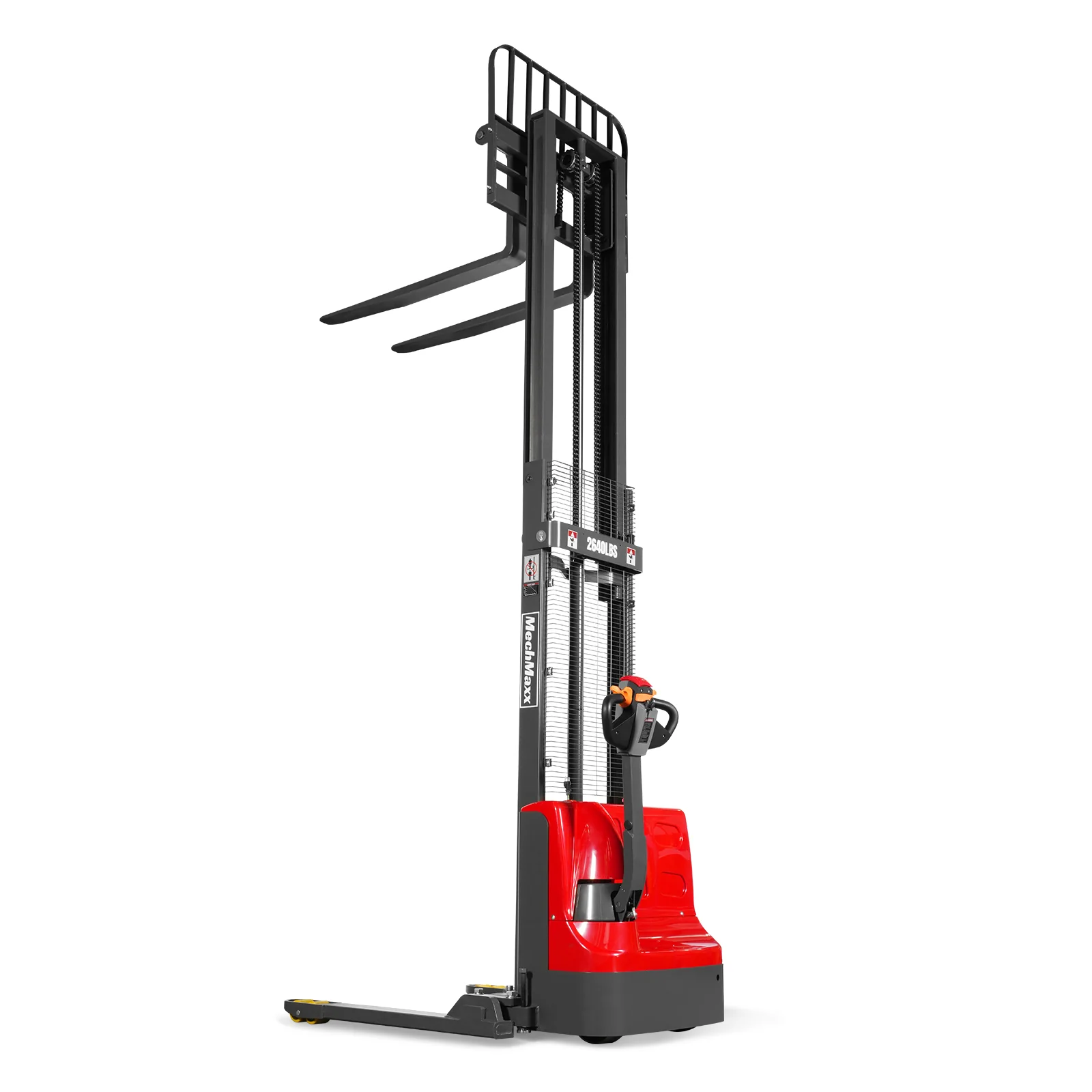2640lbs Lithium-ion Electric Straddle Stacker,  118" Lift,  Adjustable Legs & Forks,  F26-118S - Image 31