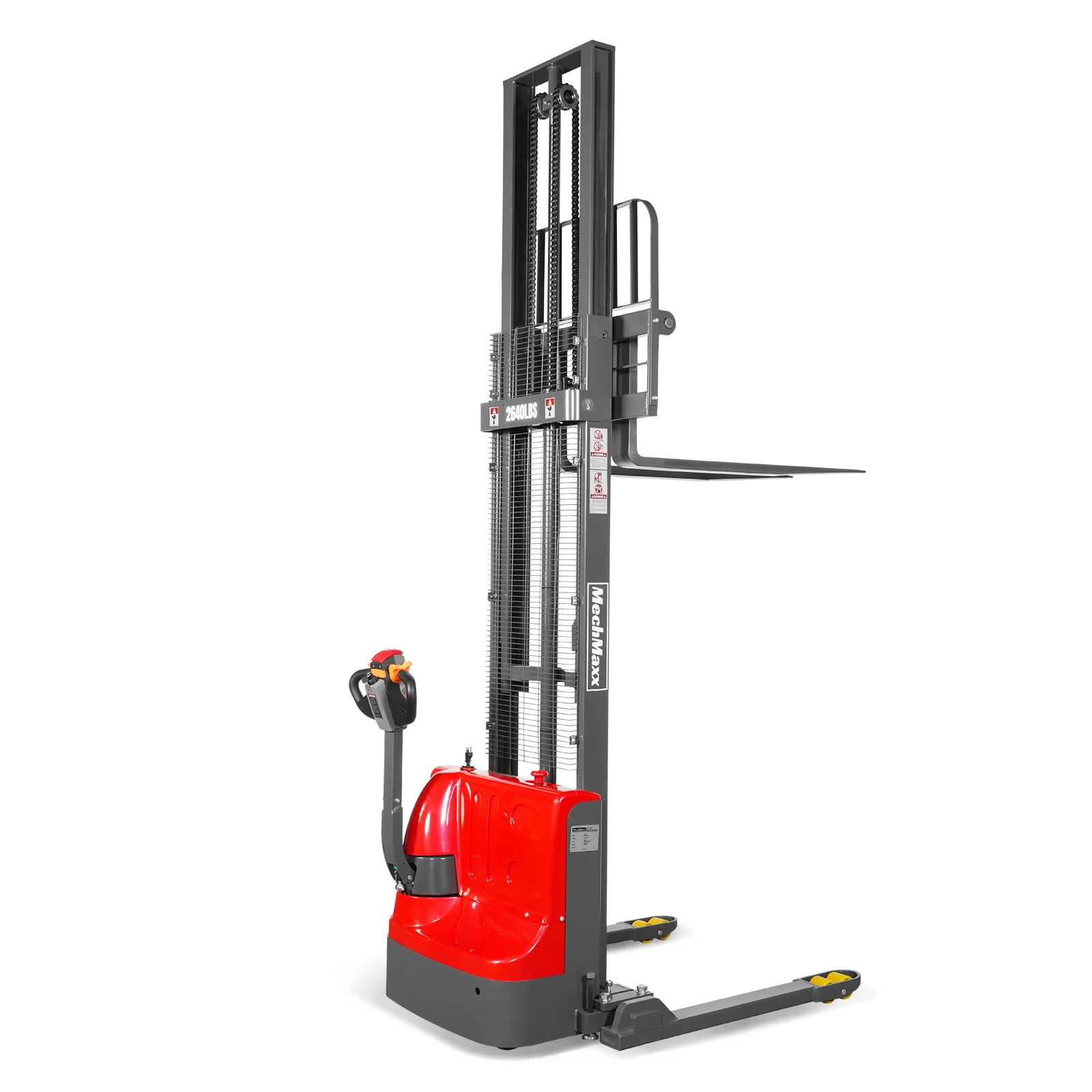 2640lbs Lithium-ion Electric Straddle Stacker,  138" Lift,  Adjustable Legs & Forks,  F26-138S - Image 28