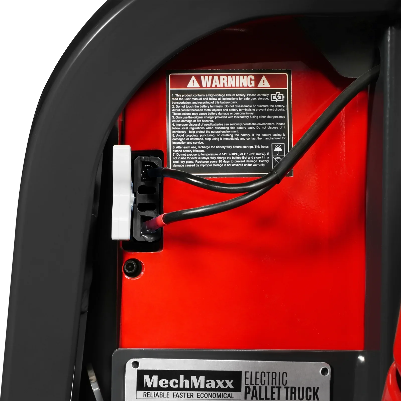 3300lbs Lithium-ion Electric Pallet Jack,  45"x27" Fork,  24V 40Ah Removable Battery,  Walkie Type Truck,  LPT33 - Image 10