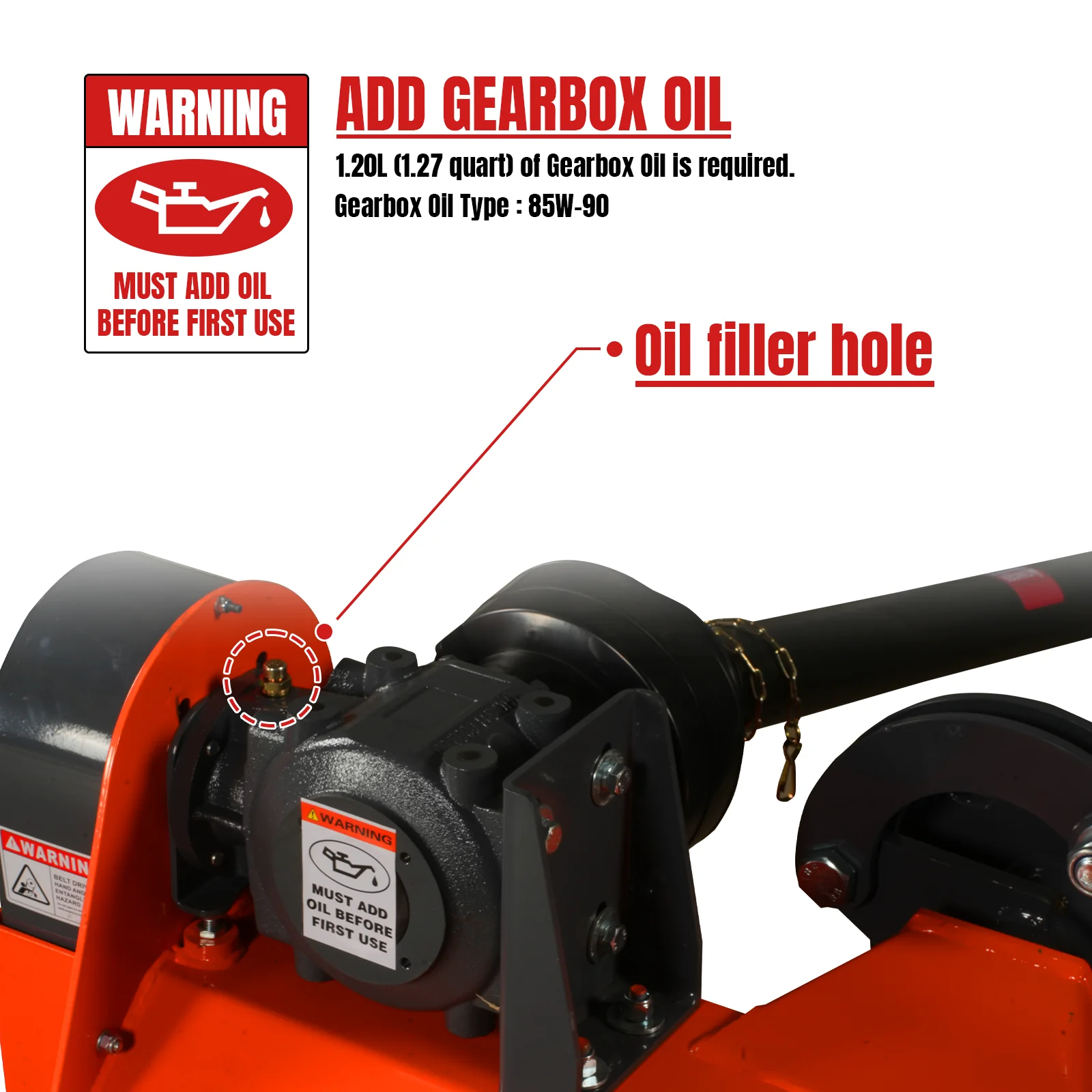 48" Standard 3 Point Offset Flail Ditch Bank Mower,  25-50HP,  VAM48 - Image 6