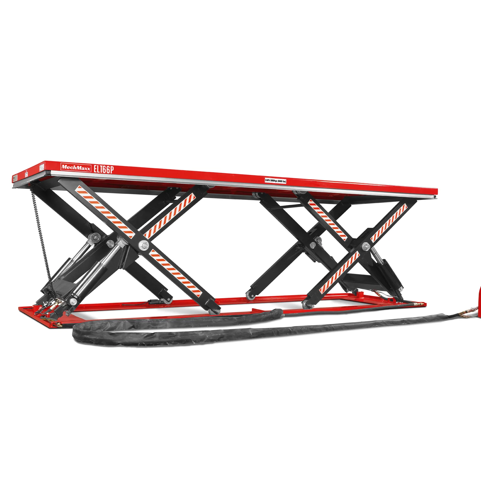 Stationary Electric Hydraulic Parallel Double Scissor Lift Table 6600lb Capacity, 112.9" x 39.4"Platform, 34.3"Lift Height, UL Certified Motor, ELT66P - Image 17